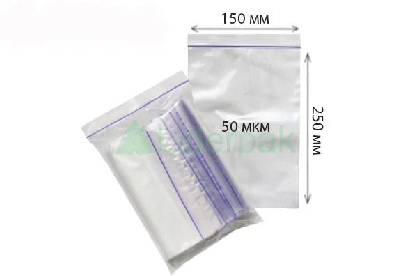 Пакеты струна с замком Zip-Lock 150*250 Пакеты струна с замком Zip-Lock 150*250 - liderpak.ua
