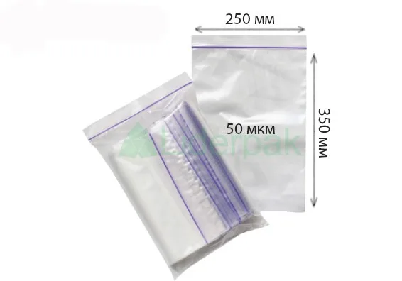 Пакеты струна с замком Zip-Lock 250*350 Пакеты струна с замком Zip-Lock 250*350 - liderpak.ua