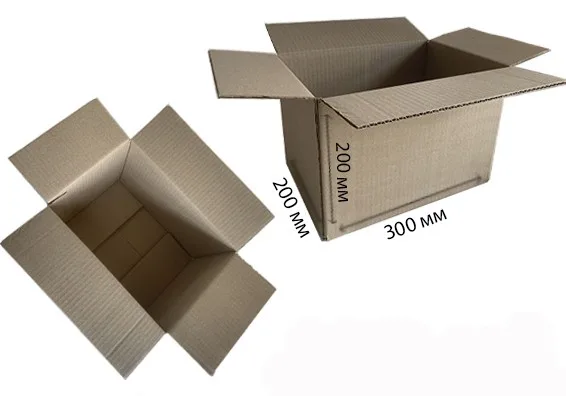 Гофроящик 300*200*200 Т-22 тришаровий Гофроящик 300*200*200 Т-22 тришаровий - liderpak.ua