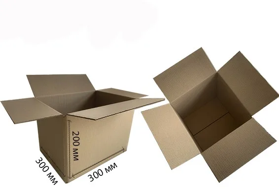 Гофроящик 300*300*200 Т-22 тришаровий Гофроящик 300*300*200 Т-22 тришаровий - liderpak.ua