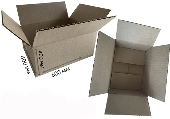 Гофроящик 600*400*400 Т-22 трехслойный - liderpak.ua