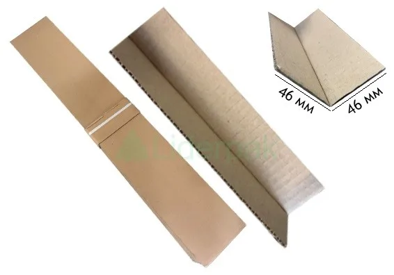 Кутник з гофрокартону 46x46x3/1100 Кутник з гофрокартону 46x46x3/1100 - liderpak.ua